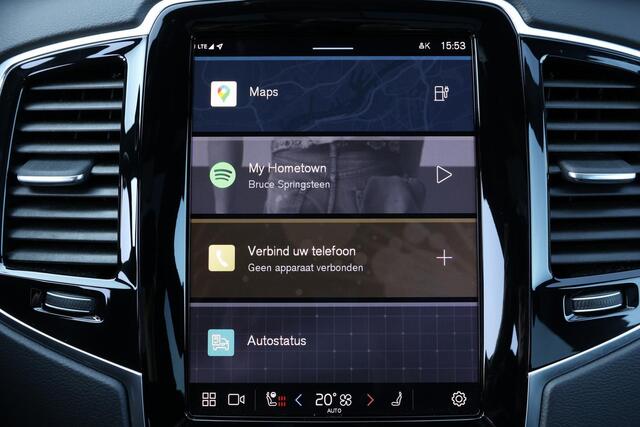 Volvo XC90 T8 Recharge AWD Ultimate Dark - LONG RANGE - Luchtvering - Panorama/schuifdak - IntelliSafe Assist & Surround - 360º Camera - Bowers & Wilkins audio - Adaptieve LED koplampen - Verwarmde voorstoelen, stuur & achterbank - Parkeersensoren voor & achter - Dr