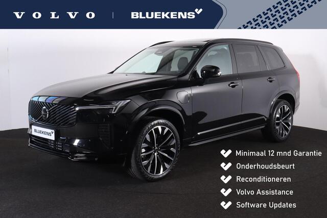 Volvo XC90 T8 Recharge AWD Ultra Dark - LONG RANGE - Panorama/schuifdak - IntelliSafe Assist & Surround - Bowers & Wilkins audio - 360º Camera - Verwarmde voorstoelen, stuur & achterbank - Parkeersensoren voor & achter - Elektr. bedienb. voorstoelen met geheugen - H