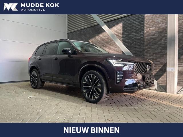 Volvo XC90 T8 Plug-in hybrid Plus Dark | FACELIFT | Mulberry Red | 21 Inch | Panoramadak | Head-Up | ACC | BLIS | harman/kardon