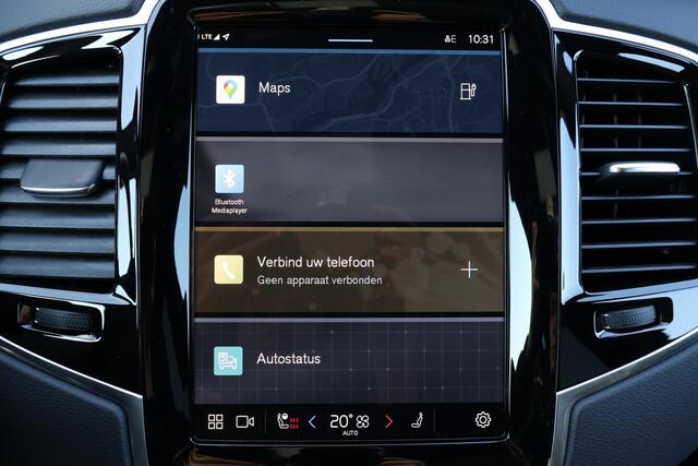 Volvo XC90 T8 Recharge AWD Ultra Dark - LONG RANGE - Luchtvering - IntelliSafe Assist & Surround - 360º Camera - Verwarmde voorstoelen, stuur & achterbank - Parkeersensoren voor & achter - Elektr. bedienb. voorstoelen met geheugen - Draadloze tel. lader - Head up di