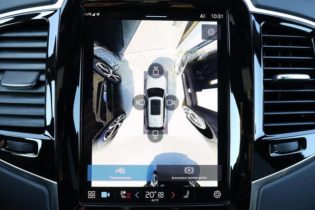 Volvo XC90 T8 Recharge AWD Ultra Dark - LONG RANGE - Luchtvering - IntelliSafe Assist & Surround - 360º Camera - Verwarmde voorstoelen, stuur & achterbank - Parkeersensoren voor & achter - Elektr. bedienb. voorstoelen met geheugen - Draadloze tel. lader - Head up di