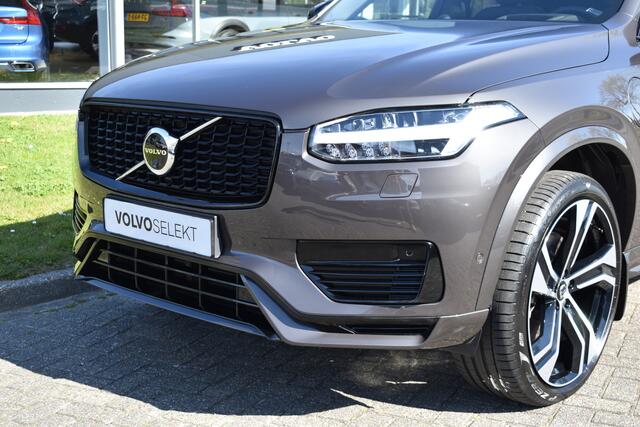 Volvo XC90 T8 455PK Recharge AWD Ultimate Dark | Trekhaak | B&W | HUD | Luchtvering | 360 camera | 22"LMV | Stuurverwarming
