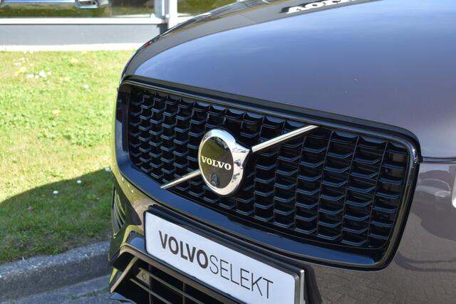 Volvo XC90 T8 455PK Recharge AWD Ultimate Dark | Trekhaak | B&W | HUD | Luchtvering | 360 camera | 22"LMV | Stuurverwarming