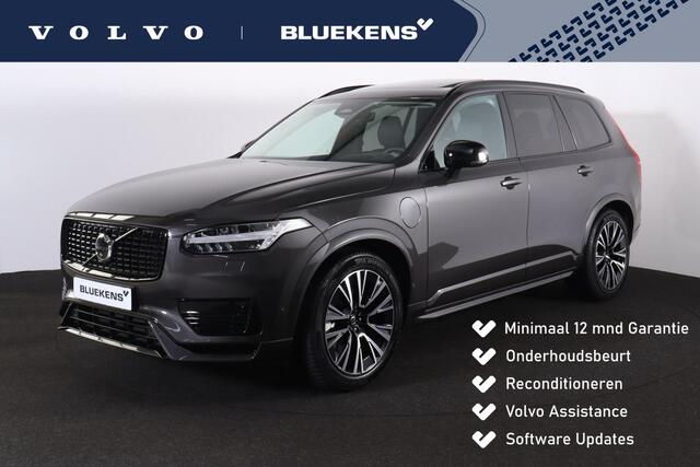 Volvo XC90 T8 Recharge AWD Ultimate Dark - LONG RANGE - Luchtvering - Panorama/schuifdak - IntelliSafe Assist & Surround - 360º Camera - Harman/Kardon audio - Adaptieve LED koplampen - Verwarmde voorstoelen, stuur & achterbank - Parkeersensoren voor & achter - Elekt