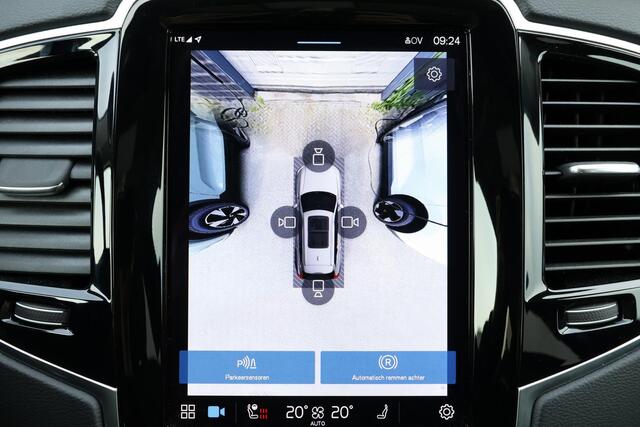 Volvo XC90 T8 Recharge AWD Ultimate Dark - LONG RANGE - Luchtvering - Panorama/schuifdak - IntelliSafe Assist & Surround - 360º Camera - Harman/Kardon audio - Adaptieve LED koplampen - Verwarmde voorstoelen, stuur & achterbank - Parkeersensoren voor & achter - Elekt