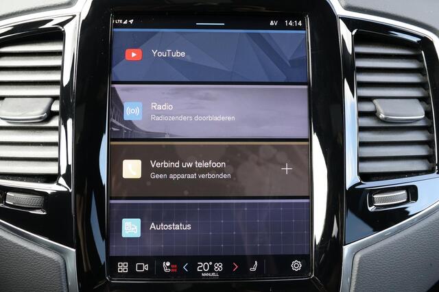 Volvo XC90 T8 Recharge AWD R-Design - LONG RANGE - Luchtvering - Panorama/schuifdak - IntelliSafe Assist & Surround - 360º Camera - Bowers & Wilkins audio - Adaptieve LED koplampen - Verwarmde voorstoelen, stuur & achterbank - Parkeersensoren voor & achter - Elektr.