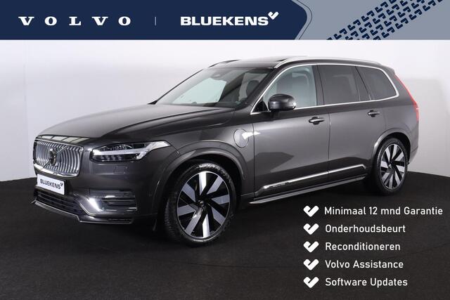 Volvo XC90 T8 Recharge AWD Ultimate Bright - LONG RANGE - Luchtvering - Panorama/schuifdak - IntelliSafe Assist & Surround - 360º Camera - Bowers & Wilkins audio - Adaptieve LED koplampen - Verwarmde voorstoelen, stuur & achterbank - Parkeersensoren voor & achter - 