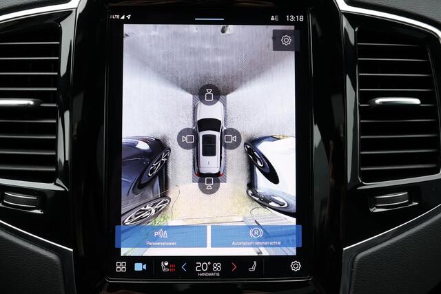 Volvo XC90 T8 Recharge AWD Ultimate Bright - LONG RANGE - Luchtvering - Panorama/schuifdak - IntelliSafe Assist & Surround - 360º Camera - Bowers & Wilkins audio - Adaptieve LED koplampen - Verwarmde voorstoelen, stuur & achterbank - Parkeersensoren voor & achter - 