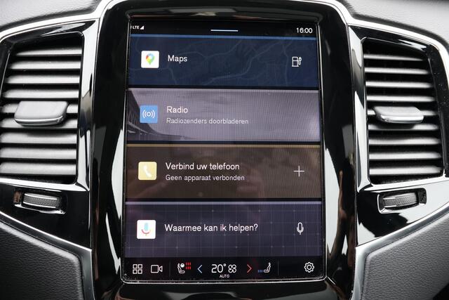 Volvo XC90 T8 Recharge AWD Ultimate Dark - Luchtvering - Panorama/schuifdak - IntelliSafe Assist & Surround - 360º Camera - Bowers & Wilkins audio - Adaptieve LED koplampen - Verwarmde voorstoelen, stuur & achterbank - Parkeersensoren voor & achter - Elektr. bedienb
