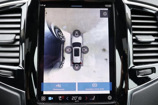 Volvo XC90 T8 Recharge AWD Ultimate Dark - Luchtvering - Panorama/schuifdak - IntelliSafe Assist & Surround - 360º Camera - Bowers & Wilkins audio - Adaptieve LED koplampen - Verwarmde voorstoelen, stuur & achterbank - Parkeersensoren voor & achter - Elektr. bedienb