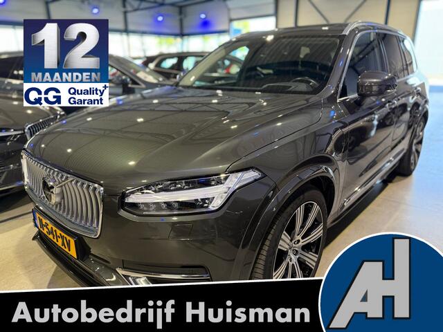 Volvo XC90 2.0 T8 Recharge AWD 287kW/390pk Aut8 Inscription Exclusive 7p LUCHTVERING + PANORAMADAK + PILOT ASSIST + TREKHAAK + STOELMASSAGE + HARMAN & KARDON + BLIS + STOELVERWARMING&-VENTILATIE + 360 CAMERA + KEYLESS + HEAD-UP + PARKSENSOREN + 21" LM-VELGEN!!