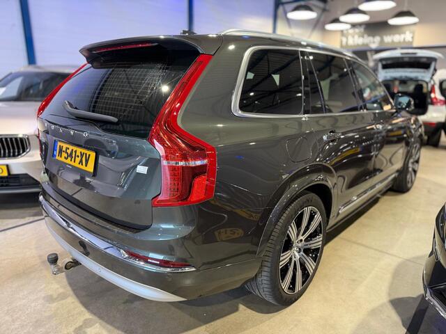 Volvo XC90 2.0 T8 Recharge AWD 287kW/390pk Aut8 Inscription Exclusive 7p LUCHTVERING + PANORAMADAK + PILOT ASSIST + TREKHAAK + STOELMASSAGE + HARMAN & KARDON + BLIS + STOELVERWARMING&-VENTILATIE + 360 CAMERA + KEYLESS + HEAD-UP + PARKSENSOREN + 21" LM-VELGEN!!