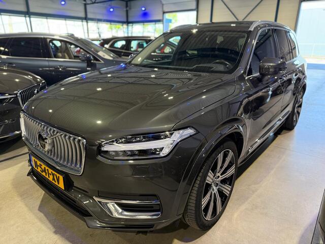 Volvo XC90 2.0 T8 Recharge AWD 287kW/390pk Aut8 Inscription Exclusive 7p LUCHTVERING + PANORAMADAK + PILOT ASSIST + TREKHAAK + STOELMASSAGE + HARMAN & KARDON + BLIS + STOELVERWARMING&-VENTILATIE + 360 CAMERA + KEYLESS + HEAD-UP + PARKSENSOREN + 21" LM-VELGEN!!
