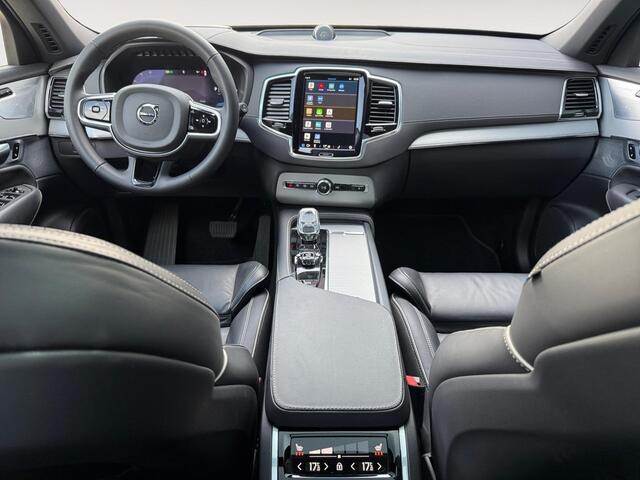 Volvo XC90 2.0 T8 Recharge AWD Ultimate Dark | Luchtvering | Trekhaak | Bowers & Wilkins Audio | Extra getint glas |