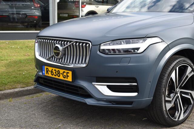 Volvo XC90 T8 455PK Recharge AWD Ultimate Bright | Luchtvering | B&W | Massage | Trekhaak | Stoelkoeling | HUD