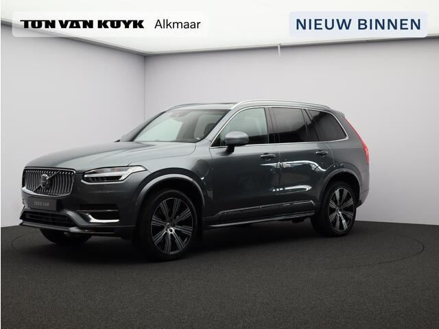 Volvo XC90 T8 AWD Twin Engine Inscription / B&W audio / Trekhaak / Luchtvering / Pano.dak / Head up displ. / Stoel- + stuurwielverwarming / Stoelverkoeling / Stoelmassage / Achterbankverwarming / Elek. verstelbare stoelen / BLIS