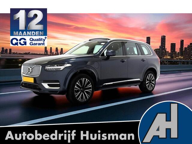 Volvo XC90 2.0 T8 AWD Recharge 335kW/455pk Aut8 Ultimate Bright PANORAMADAK + HARMAN/KARDON + STOELVENTILATIE + ADAPT.CRUISE + PILOT ASSIST + STOELVERWARMING V&A + BLIS + GOOGLE DASH&SERVICES + CAMERA + STUURVERWARMING + PARKSENSOREN V&A + 20" LM-VELGEN!!