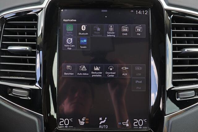 Volvo XC90 T8 Recharge AWD Inscription - Panorama/schuifdak - IntelliSafe Assist & Surround - 360º Camera - Bowers & Wilkins audio - Adaptieve LED koplampen - Verwarmde voorstoelen, stuur & achterbank - Parkeersensoren voor & achter - Elektr. bedienb. voorstoelen me