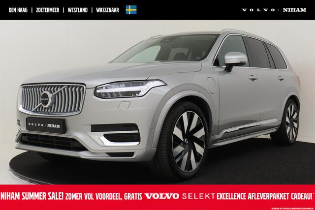 Volvo XC90 T8 RECHARGE AWD ULTIMATE BRIGHT *FULL OPTIONS!* -PANO.DAK|360°CAM|BOWERS&WILKINS|LUCHTVERING|TREKHAAK|GEVENT.LEDER+MASSAGE