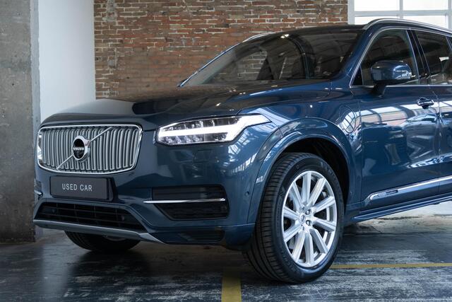 Volvo XC90 T8 Twin Engine AWD Inscription | Luchtvering | Bowers & Wilkins premium audio | 360° parkeercamera | BLIS | Dealeronderhouden | 7-zitplaatsen | Stoelverwarming | Stuurwielverwarming | Head-up display |