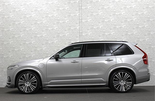 Volvo XC90 T8 455pk Long Range 7500km! AWD Plus Dark | Luchtvering | Panorama | 360 Camera | Trekhaak | Pilot-Assist | ACC | Leder | Memory | Harman-Kardon | BLIS | Sportstoelen | Stoelverwarming V+A | Suurverwarming | Keyless-Entry | Standkachel | Full-LED | Zonwer