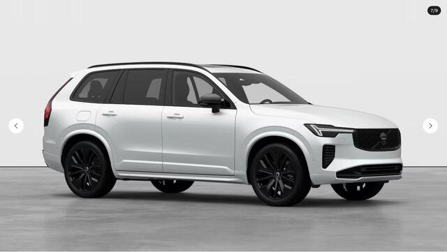 Volvo XC90 2.0 T8 Plug-in hybrid AWD Ultra Black Edition | Luchtvering | Bowers & Wilkins | Massage+Ventilatie | Gelamineerd Glas | Trekhaak | 21 Inch