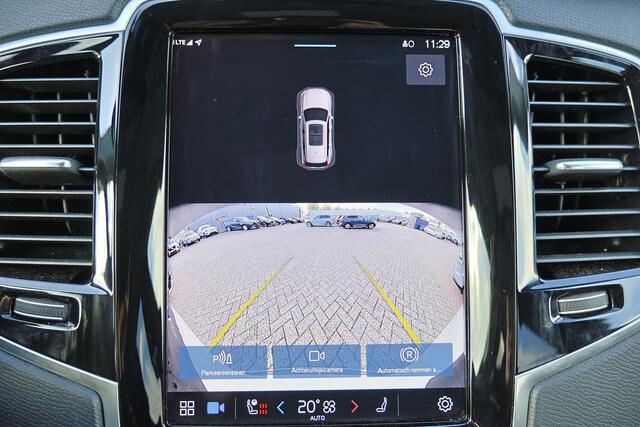 Volvo XC90 T8 Recharge AWD Core Bright - LONG RANGE - IntelliSafe Assist & Surround - Adaptieve LED koplampen - Parkeercamera achter - Verwarmde voorstoelen, stuur & achterbank - Parkeersensoren voor & achter - Draadloze tel. lader - Extra getint glas - 19' LMV