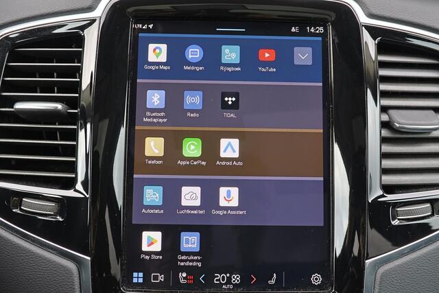 Volvo XC90 T8 Recharge AWD Ultra Bright - LONG RANGE - Panorama/schuifdak - IntelliSafe Assist & Surround - 360º Camera - Harman/Kardon audio - Adaptieve LED koplampen - Verwarmde voorstoelen, stuur & achterbank - Parkeersensoren voor & achter - Elektr. bedienb. voo