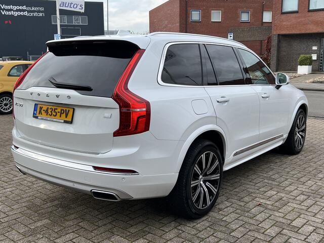 Volvo XC90 2.0 T8 392 pk Recharge AWD Inscription 7-P Panoramadak Trekhaak Luchtvering 360 Camera Harman Kardon Pilot Assist Stuur + Stoelverwarming + Koeling Nappa Leer Head Up 20 Inch + All Season Plug in Hybride NL Auto Vol Opties