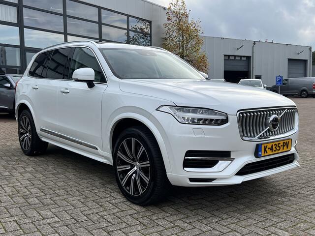 Volvo XC90 2.0 T8 392 pk Recharge AWD Inscription 7-P Panoramadak Trekhaak Luchtvering 360 Camera Harman Kardon Pilot Assist Stuur + Stoelverwarming + Koeling Nappa Leer Head Up 20 Inch + All Season Plug in Hybride NL Auto Vol Opties