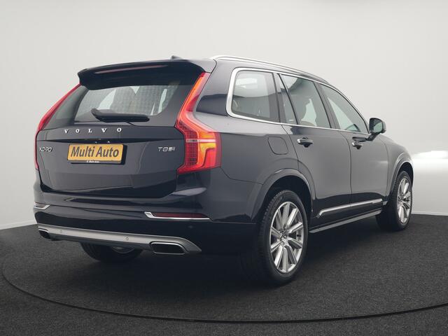 Volvo XC90 T8 Twin Engine AWD Inscription 7 Persoons Plug In Hybrid 394pk Dealer O.H. PHEV | Panodak | Adaptive Cruise | 360 Camera | Harman & Kardon | Lederen Sportstoelen Memory & Verwarmd | Apple Carplay | Virtual | Keyless | Blis | Navigatie | DAB |