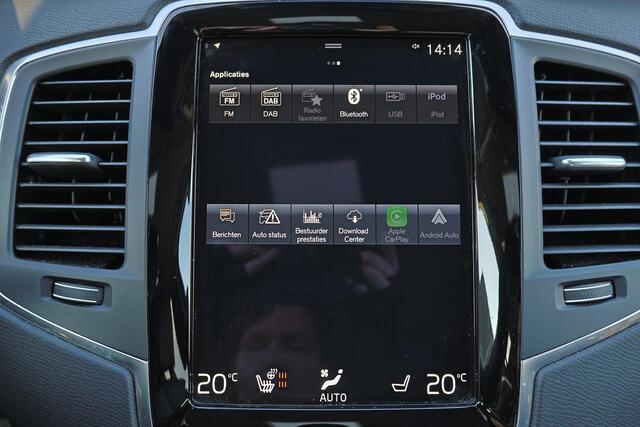 Volvo XC90 T8 Recharge AWD Inscription Expression - IntelliSafe Assist & Surround - Parkeercamera achter - Verwarmde voorstoelen & stuur - Parkeersensoren voor & achter - Elektr. bedienb. voorstoelen met geheugen - Draadloze tel. lader - Extra getint glas - Elektr. 