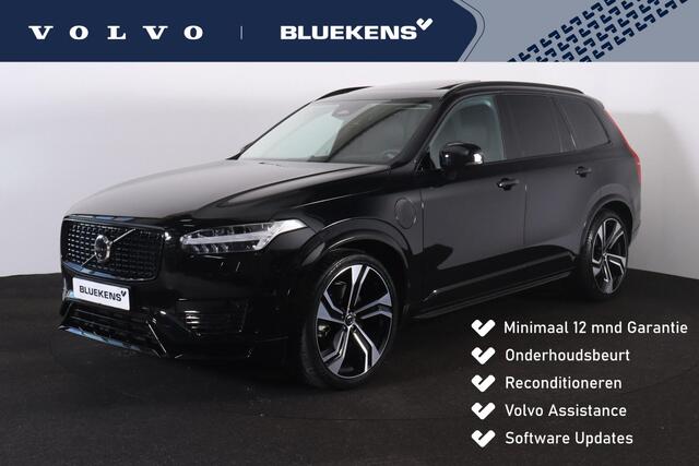 Volvo XC90 T8 Recharge AWD Ultra Dark - Luchtvering - Panorama/schuifdak - IntelliSafe Assist & Surround - 360º Camera - Bowers & Wilkins audio - Adaptieve LED koplampen - Verwarmde voorstoelen, stuur & achterbank - Parkeersensoren voor & achter - Elektr. bedienb. v