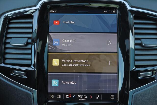 Volvo XC90 T8 Recharge AWD Ultra Dark - Luchtvering - Panorama/schuifdak - IntelliSafe Assist & Surround - 360º Camera - Bowers & Wilkins audio - Adaptieve LED koplampen - Verwarmde voorstoelen, stuur & achterbank - Parkeersensoren voor & achter - Elektr. bedienb. v