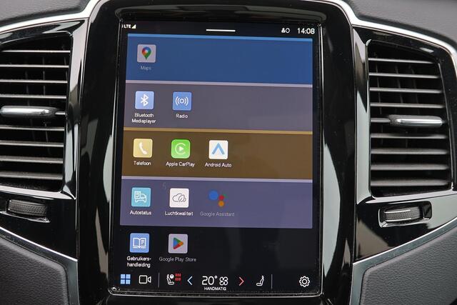 Volvo XC90 T8 Recharge AWD Ultimate Dark - Luchtvering - Panorama/schuifdak - IntelliSafe Assist & Surround - 360º Camera - Bowers & Wilkins audio - Adaptieve LED koplampen - Verwarmde voorstoelen, stuur & achterbank - Parkeersensoren voor & achter - Elektr. bedienb