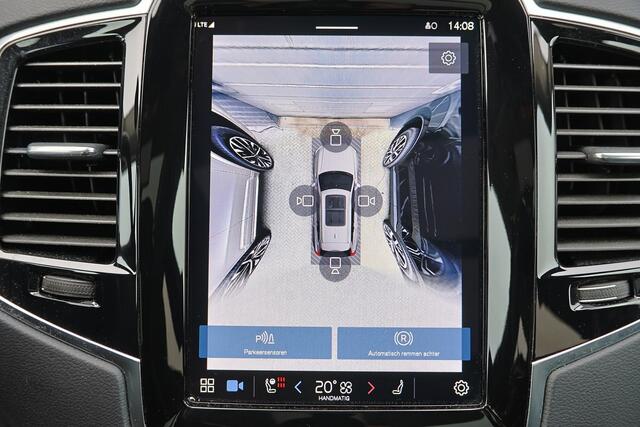 Volvo XC90 T8 Recharge AWD Ultimate Dark - Luchtvering - Panorama/schuifdak - IntelliSafe Assist & Surround - 360º Camera - Bowers & Wilkins audio - Adaptieve LED koplampen - Verwarmde voorstoelen, stuur & achterbank - Parkeersensoren voor & achter - Elektr. bedienb