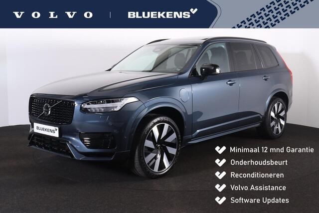Volvo XC90 T8 Recharge AWD Ultra Dark - Panorama/schuifdak - IntelliSafe Assist & Surround - 360º Camera - Harman/Kardon audio - Adaptieve LED koplampen - Verwarmde voorstoelen, stuur & achterbank - Parkeersensoren voor & achter - Elektr. bedienb. voorstoelen met ge