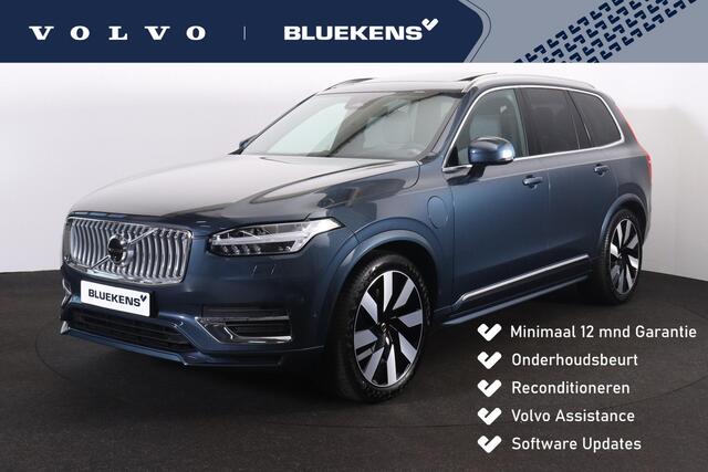 Volvo XC90 T8 Recharge AWD Ultra Bright - Luchtvering - Panorama/schuifdak - IntelliSafe Assist & Surround - 360º Camera - Bowers & Wilkins audio - Adaptieve LED koplampen - Verwarmde voorstoelen, stuur & achterbank - Parkeersensoren voor & achter - Elektr. bedienb.