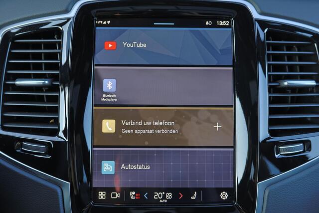 Volvo XC90 T8 Recharge AWD Ultra Bright - Luchtvering - Panorama/schuifdak - IntelliSafe Assist & Surround - 360º Camera - Bowers & Wilkins audio - Adaptieve LED koplampen - Verwarmde voorstoelen, stuur & achterbank - Parkeersensoren voor & achter - Elektr. bedienb.