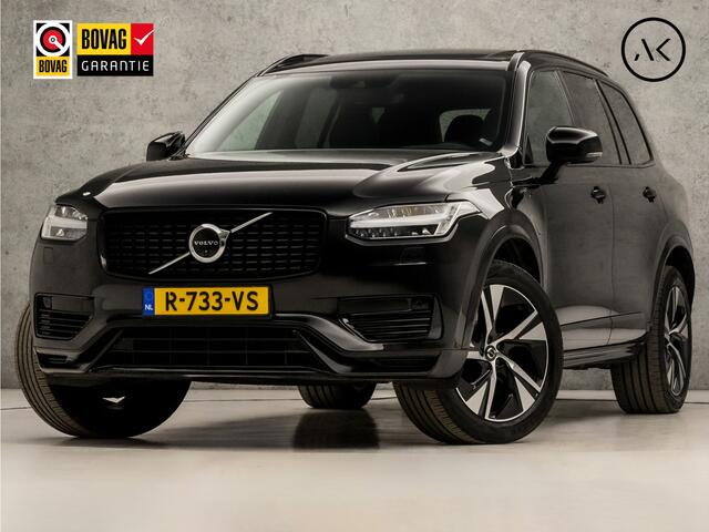 Volvo XC90 2.0 T8 Recharge AWD R-Design Inscription 7 Persoons 391Pk Automaat (PANORAMADAK, MEMORY SEATS, HARMAN/KARDON, 360 CAMERA, TREKHAAK, LEDER, STUUR/STOELVERWARMING, ZWART HEMEL, ADAPTIVE CRUISE, KEYLESS, NIEUWSTAAT)