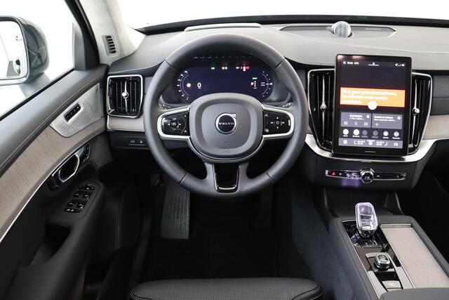 Volvo XC90 T8 PLUG-IN HYBRID AWD ULTRA DARK -PANO.DAK|BOWERSS&WILKINS|GEVENT.LEDER+MASSAGE|LUCHTVERING|360°CAM|HEAD-UP DISP.|TREKHAAK|21"