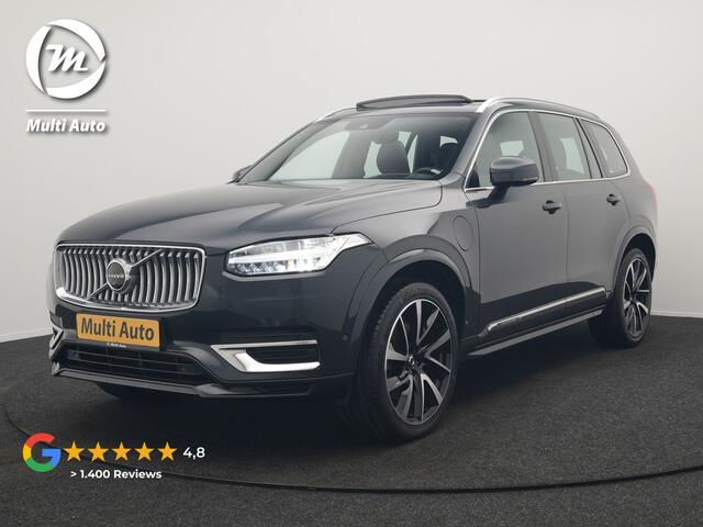 Volvo XC90 T8 Recharge AWD Inscription 7 Persoons Plug In Hybrid 394pk Dealer O.H PHEV | Luchtvering | Panodak | Trekhaak af Fabriek | Adaptive Cruise | Head Up | 360 camera | 21"L.M | BLIS | Harman Kardon |