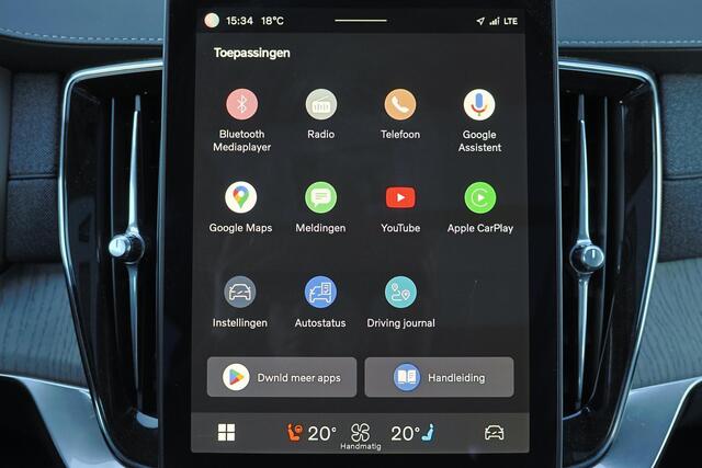 Volvo XC90 T8 Recharge AWD Plus Dark - Luchtvering - Panorama/schuifdak - IntelliSafe Assist & Surround - 360º Camera - Bowers & Wilkins audio - Adaptieve LED koplampen - Verwarmde voorstoelen, stuur & achterbank - Parkeersensoren voor & achter - Elektr. bedienb. vo