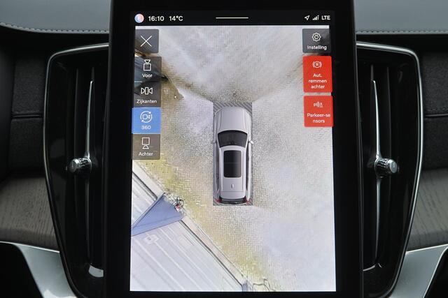Volvo XC90 T8 Recharge AWD Ultra Dark - Luchtvering - Panorama/schuifdak - IntelliSafe Assist & Surround - 360º Camera - Bowers & Wilkins audio - Adaptieve LED koplampen - Verwarmde voorstoelen, stuur & achterbank - Parkeersensoren voor & achter - Elektr. bedienb. v