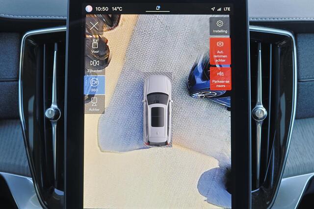 Volvo XC90 T8 Recharge AWD Plus Dark - Luchtvering - Panorama/schuifdak - IntelliSafe Assist & Surround - 360º Camera - Bowers & Wilkins audio - Adaptieve LED koplampen - Verwarmde voorstoelen, stuur & achterbank - Parkeersensoren voor & achter - Elektr. bedienb. vo