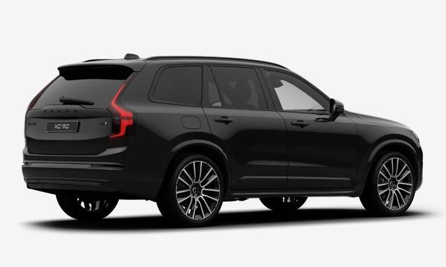 Volvo XC90 T8 Plug-in hybrid AWD Ultra Black Ed. Exec. | Google | Long Range | Bowers & Wilkins Audio | Luchtvering | Head-Up Display | Stuurverwarming | Adaptieve Cruise Control | 360 Camera | Massage | Gelamineerde Zijruiten Rondom | Getint Glas | Keyless | Memory