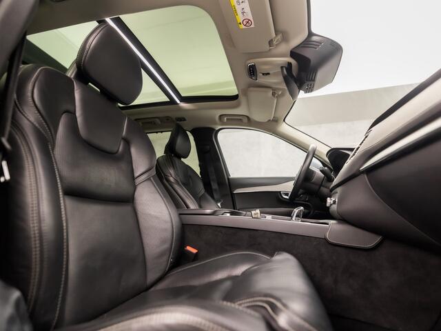 Volvo XC90 2.0 T8 Twin Engine AWD Inscription 7 Persoons 408Pk Automaat (PANORAMADAK, APPLE CARPLAY, GROOT NAVI, MEMORY SEATS, 360 CAMERA, MASSAGE, GETINT GLAS, TREKHAAK, ELEK ACHTERKLEP, NIEUWSTAAT)