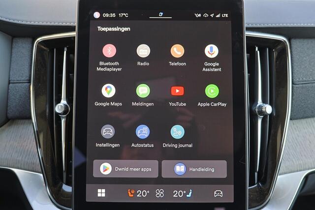 Volvo XC90 T8 Recharge AWD Ultra Dark - Luchtvering - Panorama/schuifdak - IntelliSafe Assist & Surround - 360º Camera - Bowers & Wilkins audio - Adaptieve LED koplampen - Verwarmde voorstoelen, stuur & achterbank - Parkeersensoren voor & achter - Elektr. bedienb. v