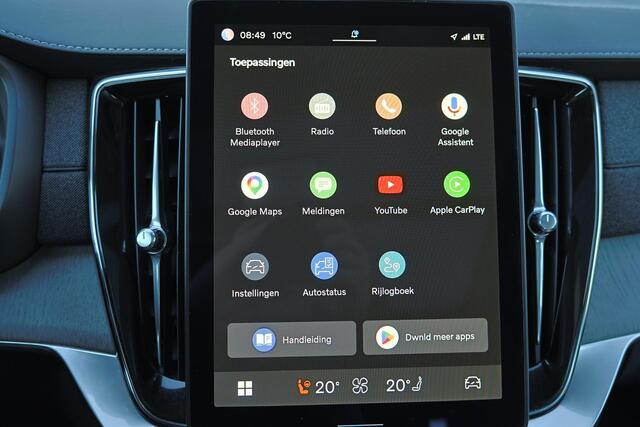 Volvo XC90 T8 Recharge AWD Ultra Dark - Luchtvering - Panorama/schuifdak - IntelliSafe Assist & Surround - 360º Camera - Bowers & Wilkins audio - Adaptieve LED koplampen - Verwarmde voorstoelen, stuur & achterbank - Parkeersensoren voor & achter - Elektr. bedienb. v