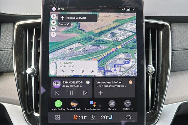 Volvo XC90 T8 Recharge AWD Ultra Dark - Luchtvering - Panorama/schuifdak - IntelliSafe Assist & Surround - 360º Camera - Bowers & Wilkins audio - Adaptieve LED koplampen - Verwarmde voorstoelen, stuur & achterbank - Parkeersensoren voor & achter - Elektr. bedienb. v